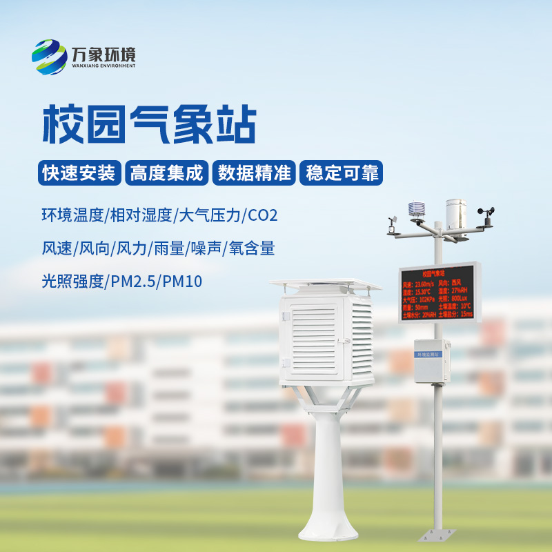 ??校園科普氣象站——?dú)庀笮§`通，大有可為