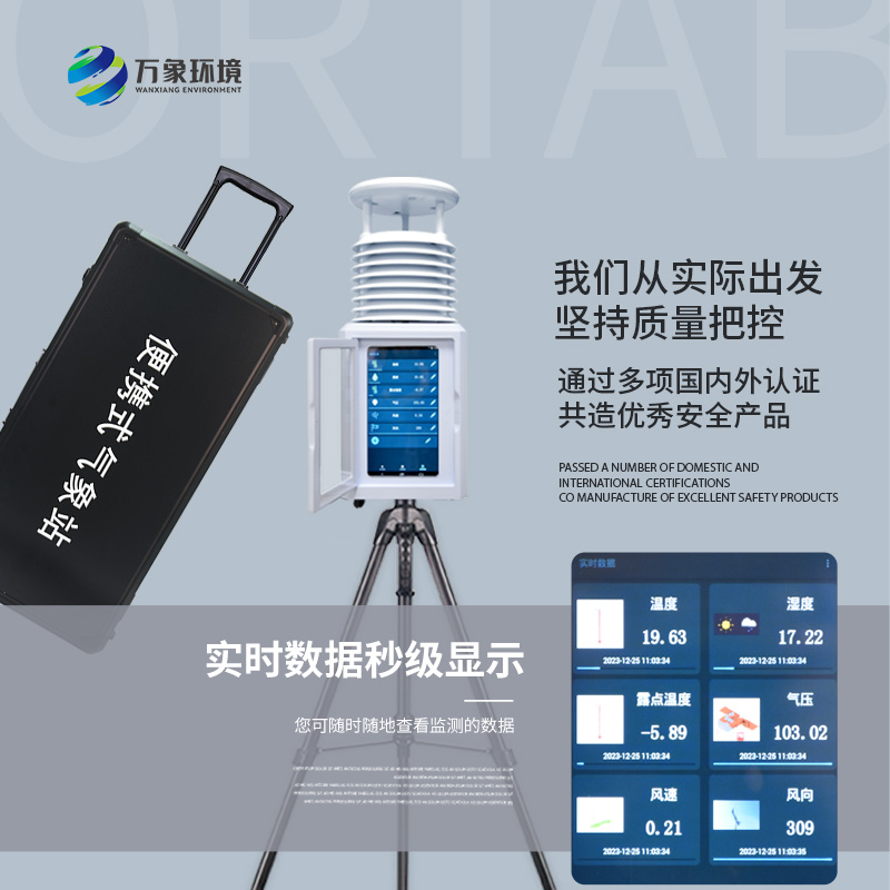 ??小型便攜氣象站，在應(yīng)急移動監(jiān)測方面有一套！