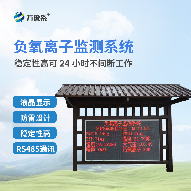 ??從數(shù)據(jù)到健康：負(fù)氧離子環(huán)境監(jiān)測站如何守護(hù)我們的呼吸質(zhì)量？